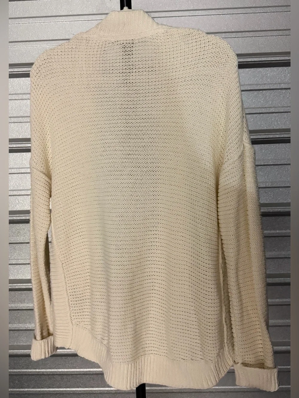 NYDJ cream cardigan S NWT